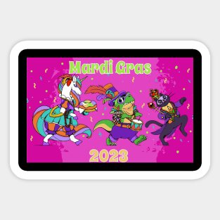 Mardi Gras 2023 Parade Sticker